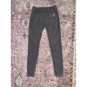 Gymshark Energy+ Seamless Leggings Gray High Waisted Womens Medium Workout Gear